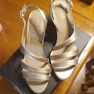 Naturalizer Beige Strappy Heels